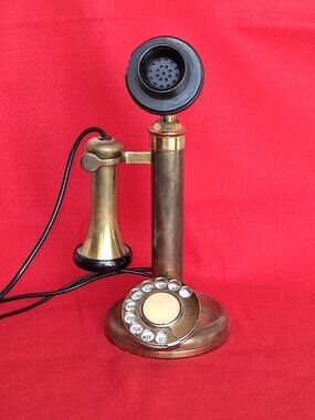 Antique Candlestik Rotary Telephone